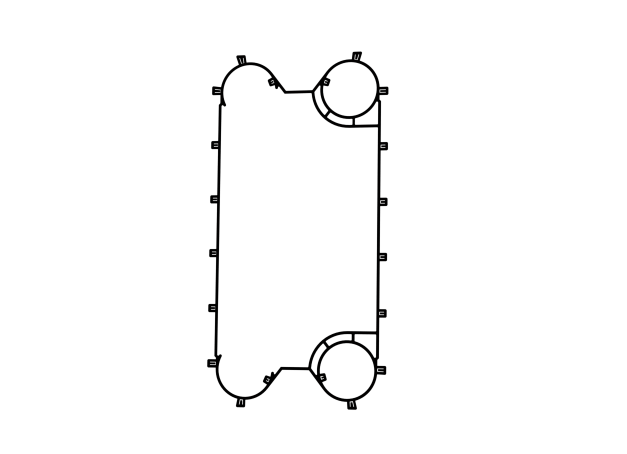 Уплотнение ТИ32 FKM Clip-On Center