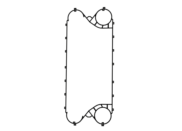 Уплотнение ТИ52 FKM Clip-On Center